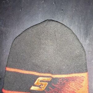 Snap- On Mens Reversible Black Knit Beanie